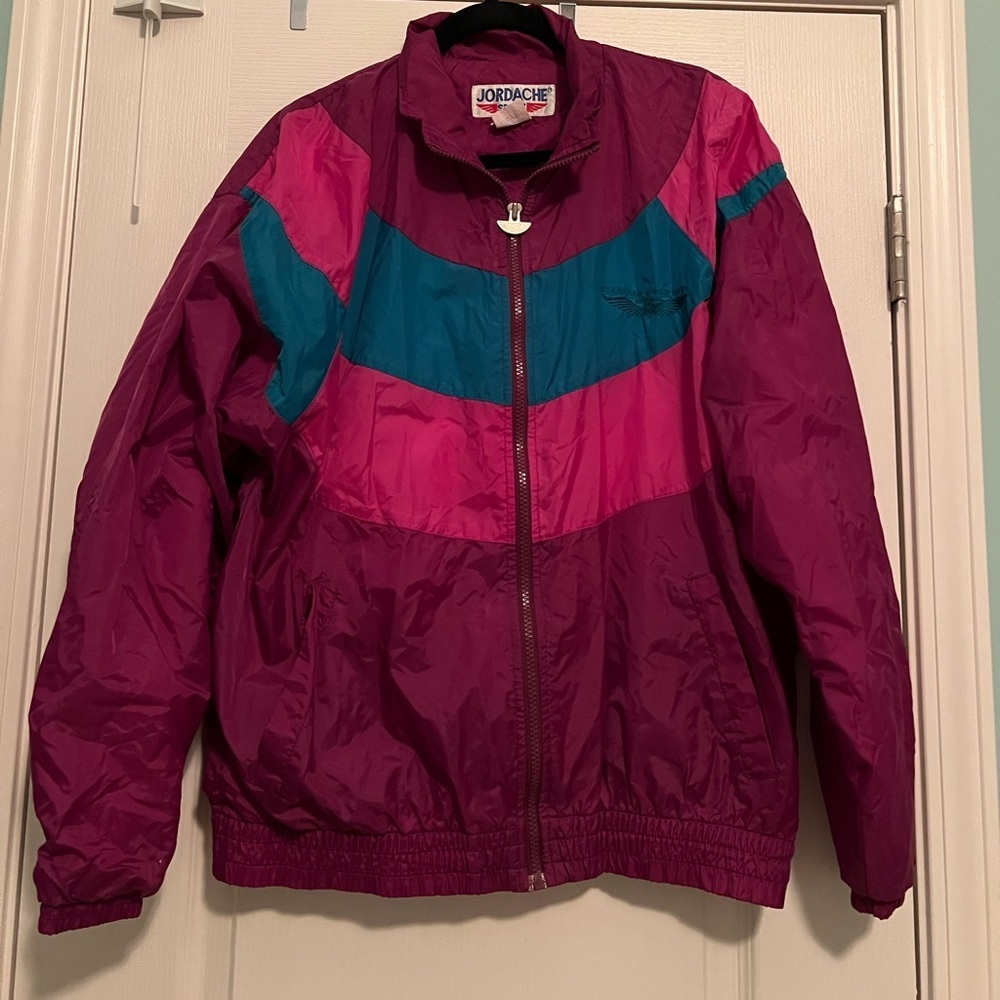 Retro Athletic Wear, Vintage 1990s Jordache Sport Windbreaker, Size M